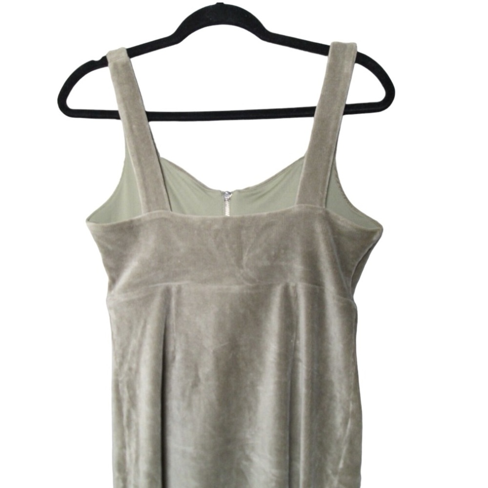 NWT! 90s style Wild Fable Dress woman’s Medium green ribbed corduroy style - Picture 3 of 5